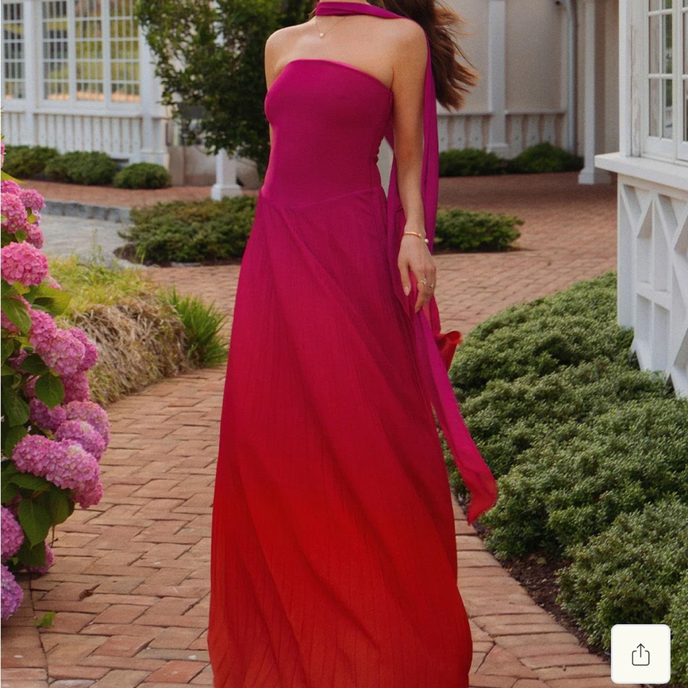 Meshki Caira Chiffon Scarf dress